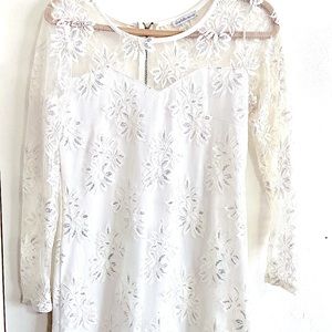 Long sleeve lace dress